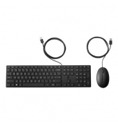 Wired 320MK Tastatur-Maus-Set kabelgebunden schwarz