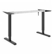 Steelforce Pro 300 elektrisch höhenverstellbares Schreibtischgestell schwarz ohne Tischplatte T-Fuß-Gestell schwarz 10