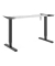 Schreibtischgestell Steelforce Pro 300, elektrisch höhenverstellbar, 69-118cm (H), 101-151x75cm (BxT), T-Fuß-Gestell, schwarz