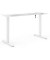 Schreibtischgestell Steelforce Pro 300, elektrisch höhenverstellbar, 69-118cm (H), 101-151x75cm (BxT), T-Fuß-Gestell, weiß