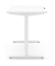 Schreibtischgestell Steelforce Pro 300, elektrisch höhenverstellbar, 69-118cm (H), 101-151x75cm (BxT), T-Fuß-Gestell, weiß