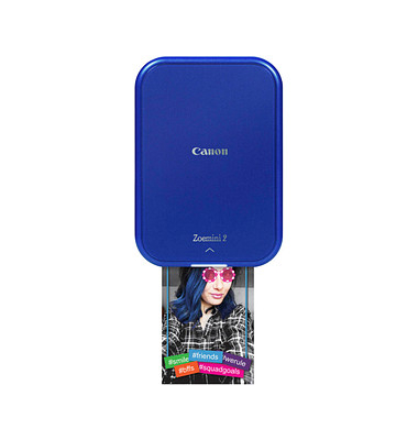 Zoemini 2 Fotodrucker marineblau, weiß