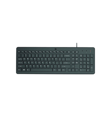 150 Tastatur kabelgebunden schwarz