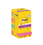Haftnotizen R330-SSCARNP8+4, Super Sticky Z-Notes Carnival Collection, 76x76mm, farbig sortiert  (ultragelb/limonengr&uuml;n/powerpin