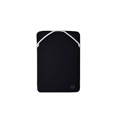 Laptophülle Protective Reversible Kunstfaser schwarzsilber bis 35,8 cm (14,1 Zoll)