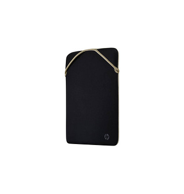 Laptophülle Protective Reversible Kunstfaser schwarzgold bis 39,6 cm (15,6 Zoll)