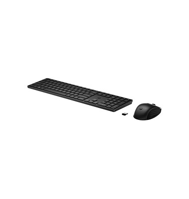 655 Tastatur-Maus-Set kabellos schwarz