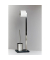 WC-Garnitur Slate Rock schwarz Metall