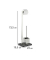 WC-Garnitur Slate Rock schwarz Metall