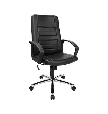 Chefsessel Premium Point 100, 7909D60 schwarz, chrom Kunstleder