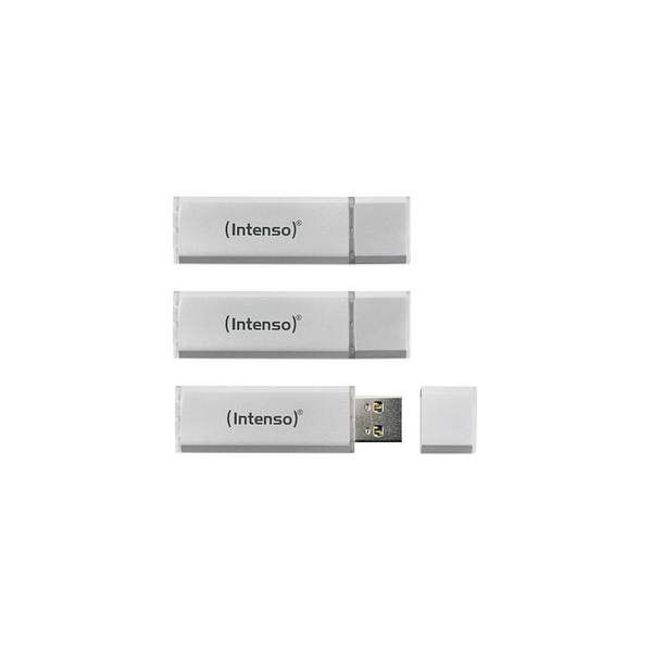 4034303028597 - Intenso Intenso ALU Line Triplepack 16GB 20 USB Memory Stick 58520 4034303028597 - Intenso Intenso ALU Line Triplepack 16GB 20 USB Memory Stick 58520