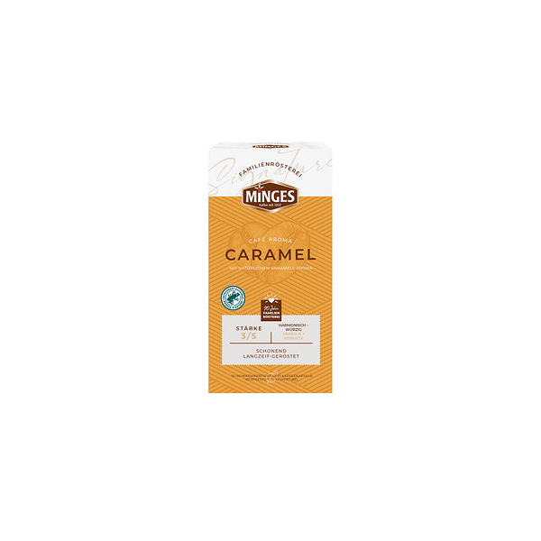 4037014960682 - MINGES Café Aroma Caramel Kaffeekapseln Arabica- und Robustabohnen kräftig 52 g 4037014960682 - MINGES Café Aroma Caramel Kaffeekapseln Arabica- und Robustabohnen kräftig 52 g