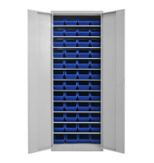 Stahlschrank 40825 lichtgrau 71,0 x 30,0 x 195,0 cm