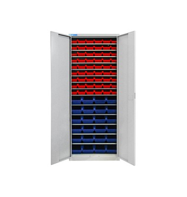 Stahlschrank 40826 lichtgrau 71,0 x 30,0 x 195,0 cm