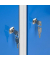 Werkbank lichtgrau, blau 120,0 x 60,0 x 84,0 cm
