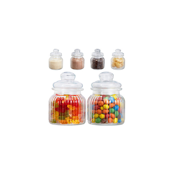 4052025277178 - Vorratsgläser 6er Set 700 ml Deckel für Lebensmittel in Küche Hochzeit Candy Bar Zubehör luftdicht klar - Relaxdays 4052025277178 - Vorratsgläser 6er Set 700 ml Deckel für Lebensmittel in Küche Hochzeit Candy Bar Zubehör luftdicht klar - Relaxdays