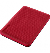 externe Festplatte Canvio Advance HDTCA20ER3AA, rot, 2,5 Zoll (6,35cm), 2 TB, HDD