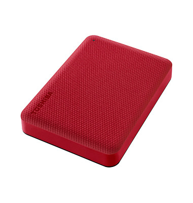 externe Festplatte Canvio Advance HDTCA40ER3CA, rot, 2,5 Zoll (6,35cm), 4 TB, HDD