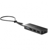 USB-Hub Reisehub G2 EURO 4-fach schwarz