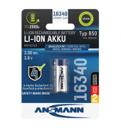 Akku 16340 16340 850 mAh