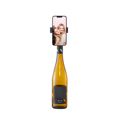 Smartphone-Halter Bottle Pod Fun schwarz