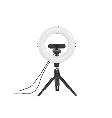 SpotLight Smart 80 II LED-Ringlicht mit Stativ schwarz 9 Watt