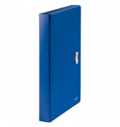 F&auml;chermappe Recycle 4624-00-35, 1-5 blanko, blau, A4, 5 F&auml;chern und 1 zus&auml;tzliches Ablagefach