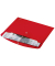 Dokumententasche Recycle 46780025, A4 quer, rot, Polypropylen, 80 % recycelt, Druckknopfverschluss