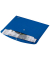 Dokumententasche Recycle 46780035, A4 quer, blau, Polypropylen, 80 % recycelt, Druckknopfverschluss