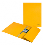 Jurismappe Recycle 3906-00-15, A4 gelb 100 % recycelbarem Karton 430g, mit 3 Einschlagklappen