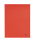 Jurismappe Recycle 3906-00-25, A4 rot 100 % recycelbarem Karton 430g, mit 3 Einschlagklappen