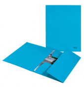 Jurismappe Recycle 3906-00-35, A4 blau 100 % recycelbarem Karton 430g, mit 3 Einschlagklappen