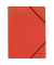 Eckspannmappe Recycle 39080025, A4 rot Recyclingkarton 430g, f&uuml;r ca. 250 Blatt