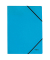 Eckspannmappe Recycle 39080035, A4 blau Recyclingkarton 430g