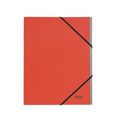 Ordnungsmappe Recycle 3914-00-25, 6-teilig blanko, rot, A4, 6 F&auml;cher