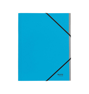 Ordnungsmappe Recycle 3914-00-35, 6-teilig blanko, blau, Din A4, 6 F&auml;cher