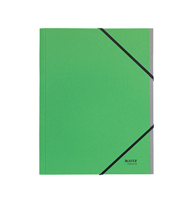 Ordnungsmappe Recycle 3914-00-55, 6-teilig blanko, gr&uuml;n, A4, 6 F&auml;cher