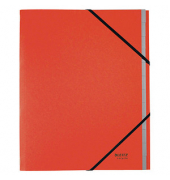 Ordnungsmappe Recycle 3915-00-25, 12-teilig blanko, rot, A4, 12 F&auml;cher