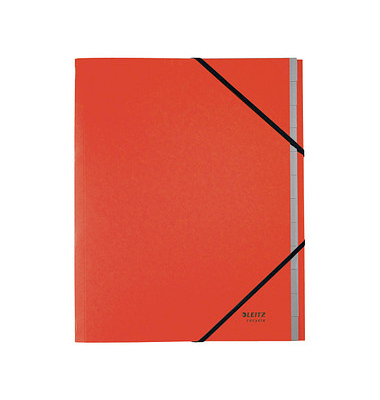 Ordnungsmappe Recycle 3915-00-25, 12-teilig blanko, rot, A4, 12 F&auml;cher