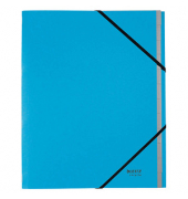Ordnungsmappe Recycle 3915-00-35, 12-teilig blanko, blau, Din A4, 12 F&auml;cher