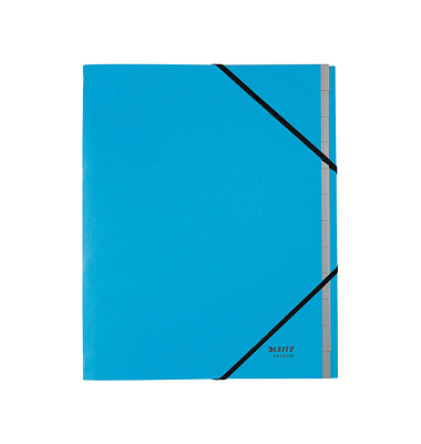 Ordnungsmappe Recycle 3915-00-35, 12-teilig blanko, blau, A4, 12 F&auml;cher