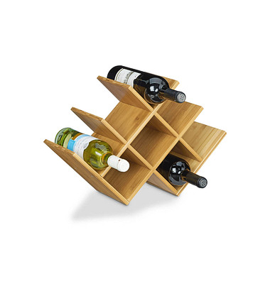 Weinregal braun 47,0 x 16,5 x 31,5 cm