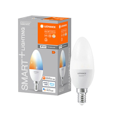 WLAN-Lampe SMART+ WiFi Classic B40 TW E14 4,9 W matt