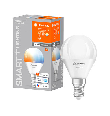 WLAN-Lampe SMART+ WiFi Classic P40 TW E14 4,9 W matt