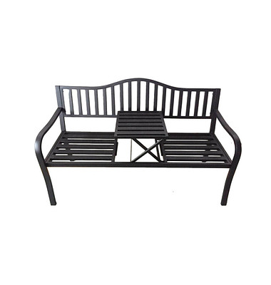 Gartenbank Segula 950505 schwarz Metall 150,0 cm Gartenbank Segula 950505 schwarz Metall 150,0 cm