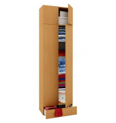 Vandol Aktenschrank buche 4 Fachböden 70,0 x 40,0 x 238,0 cm