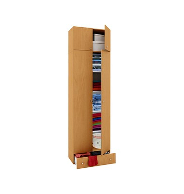 Vandol Aktenschrank buche 4 Fachböden 70,0 x 40,0 x 238,0 cm