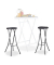 Hocker 10020763_46 BASTIAN, schwarz, bis 120kg