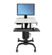 Computertisch WorkFit-C Single HD 24-216-085, , grau