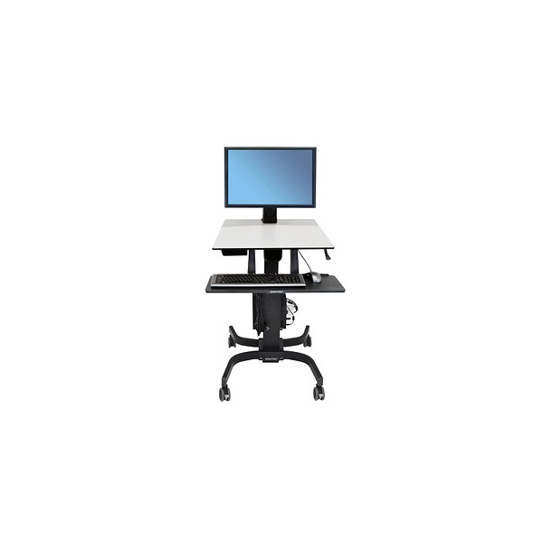 0698833015966 - WorkFit-C 1fach Mobiler Sitz- Steh-PC-Arbeitsplatz 254 cm (10) - 762 cm (30) Schwarz Grau Höhenverstellbar Tastaturablage Neigbar Rotierbar 0698833015966 - WorkFit-C 1fach Mobiler Sitz- Steh-PC-Arbeitsplatz 254 cm (10) - 762 cm (30) Schwarz Grau Höhenverstellbar Tastaturablage Neigbar Rotierbar